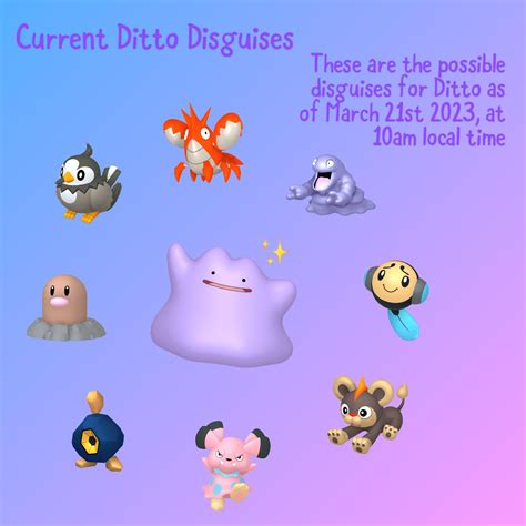 ditto fangen pokemon go|Current Ditto disguises in Pokemon Go & how to。